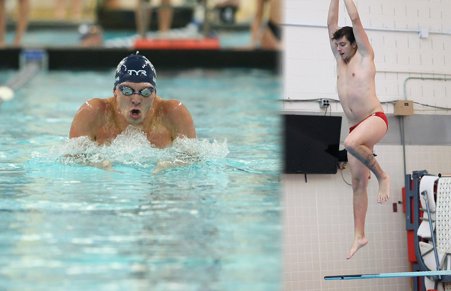 Ludlow and Meeson Named SUNYAC Men's Swimmer and Diver of the Week