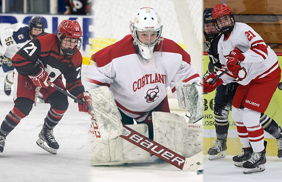 Orr, Goergan and Kopek Recognized with SUNYAC Women's Ice Hockey Weekly Honors
