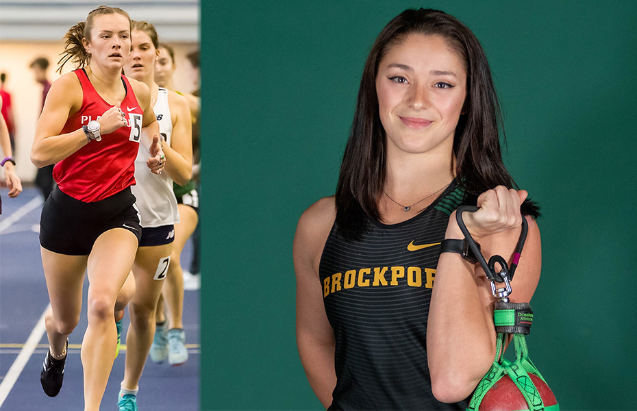 McDonough and Fredenburg chosen as PrestoSports Women's Indoor Track and Field Athletes of the Week