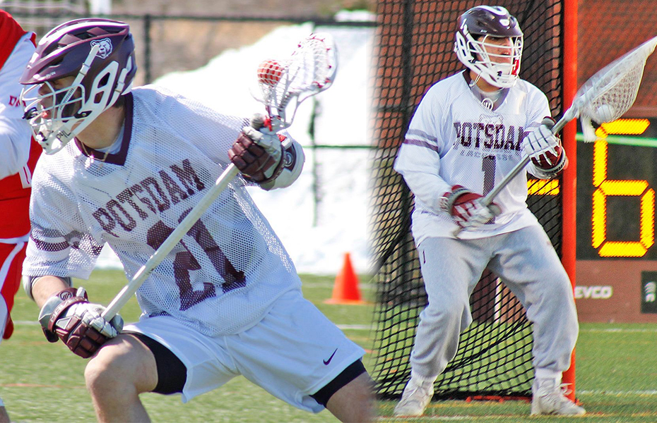 Walsh and Thompson Tabbed SUNYAC Men's Lacrosse Athletes of the Week