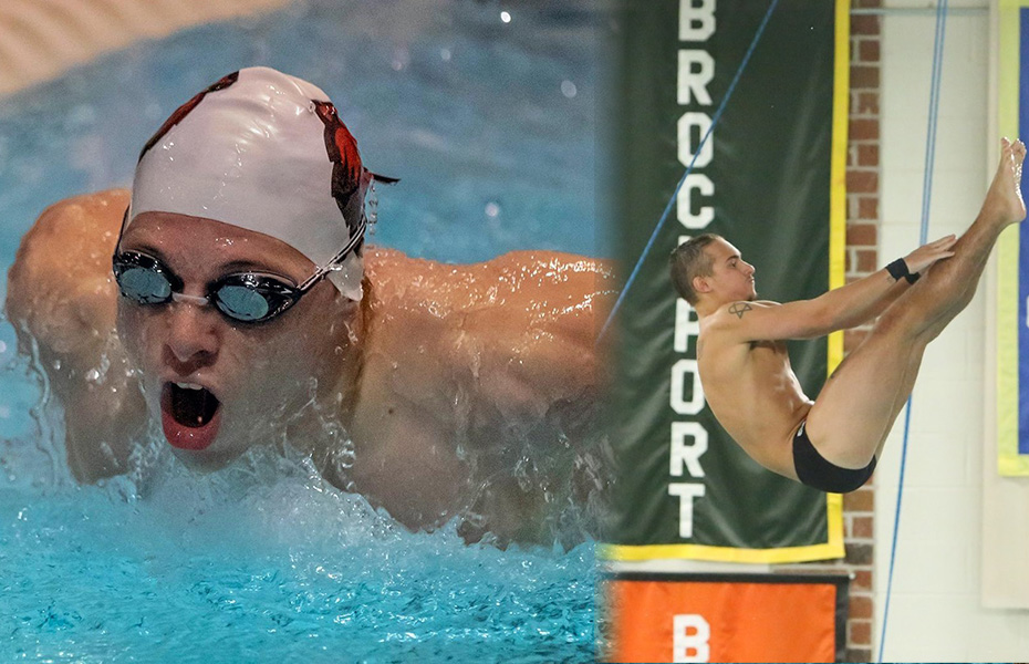 Orcutt and Makowiec Take SUNYAC Men's Swimmer and Diver of the Week Awards
