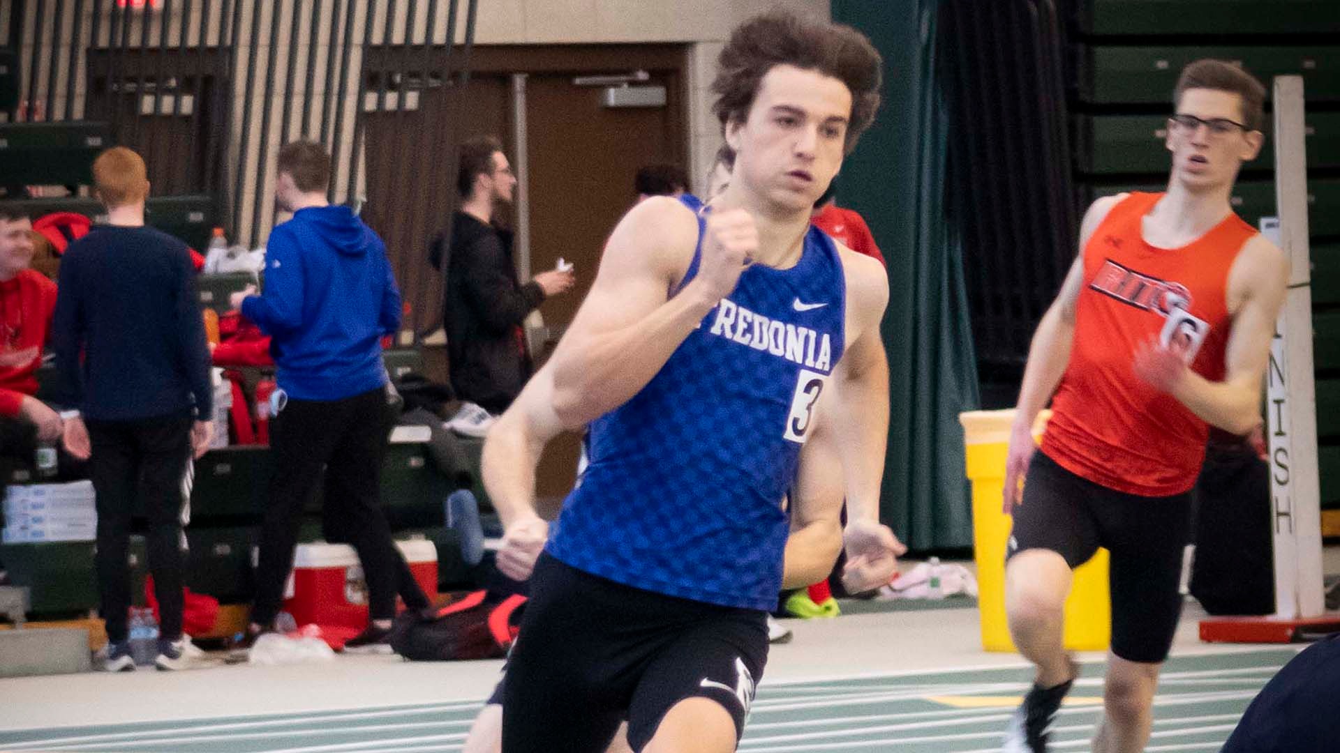 Fredonia's Nick Abdo selected Men’s Indoor Track Athlete of the Week