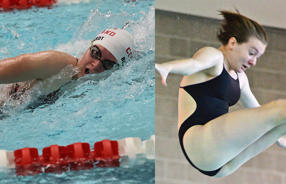 Bernhardt and Jackel Earn SUNYAC Women's Swimmer and Diver of the Week