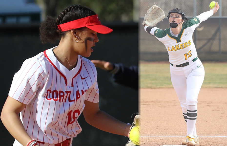 Wright and Higgins recognized as PrestoSports Softball Athlete and Pitcher of the Week