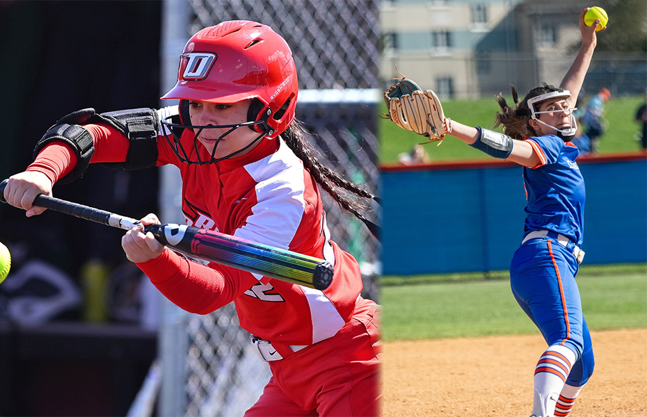 Haley and Roman Recognized with SUNYAC Softball Weekly Awards
