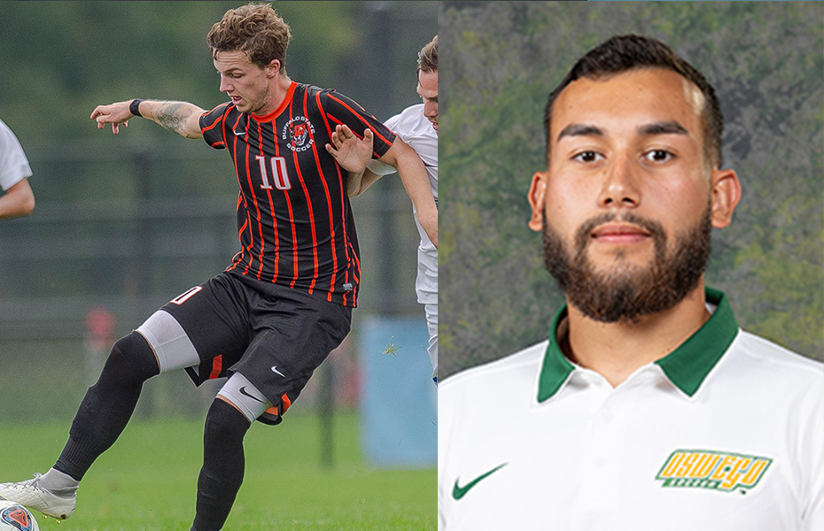 Pencic and Terra named this Week's Men's Soccer Athletes of the Week