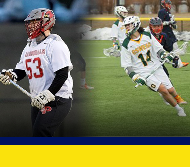 Emerson and Tesoriero selected as Men's Lacrosse Athlete and Goalie of the Week