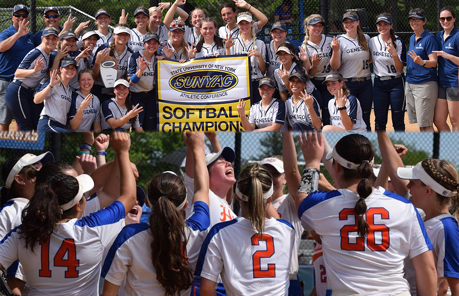Geneseo and New Paltz tie for No. 1 in SUNYAC Softball Preseason Poll