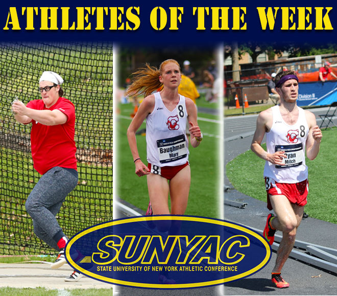 SUNYAC outdoor track and field athletes recognized