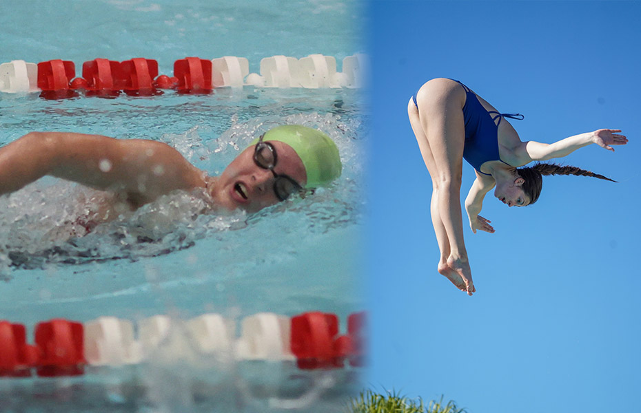 Bernhardt and Russ Tabbed SUNYAC Women's Swimmer and Diver of the Week