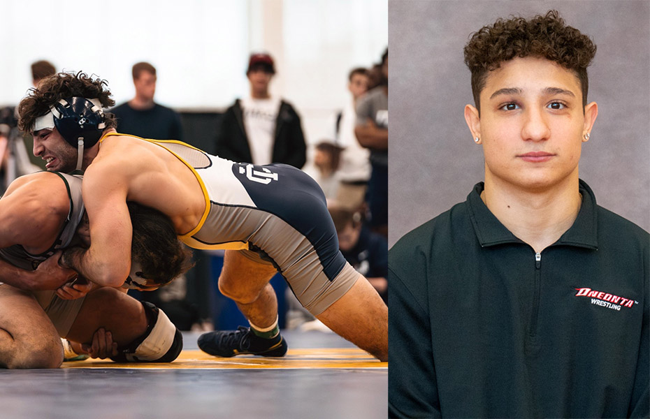 Beyer and Colloca Named SUNYAC Men's Wrestler and Rookie of the Week