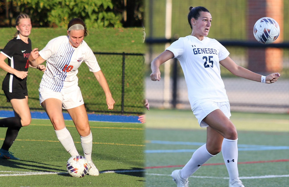 Treble and Curran Tabbed SUNYAC Women's Soccer Athletes of the Week