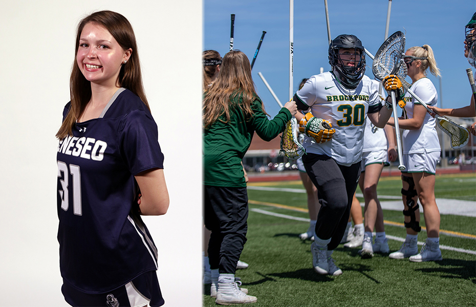 Brown and Elmer tabbed as PrestoSports Women's Lacrosse Offensive and Defensive Athletes of the Week