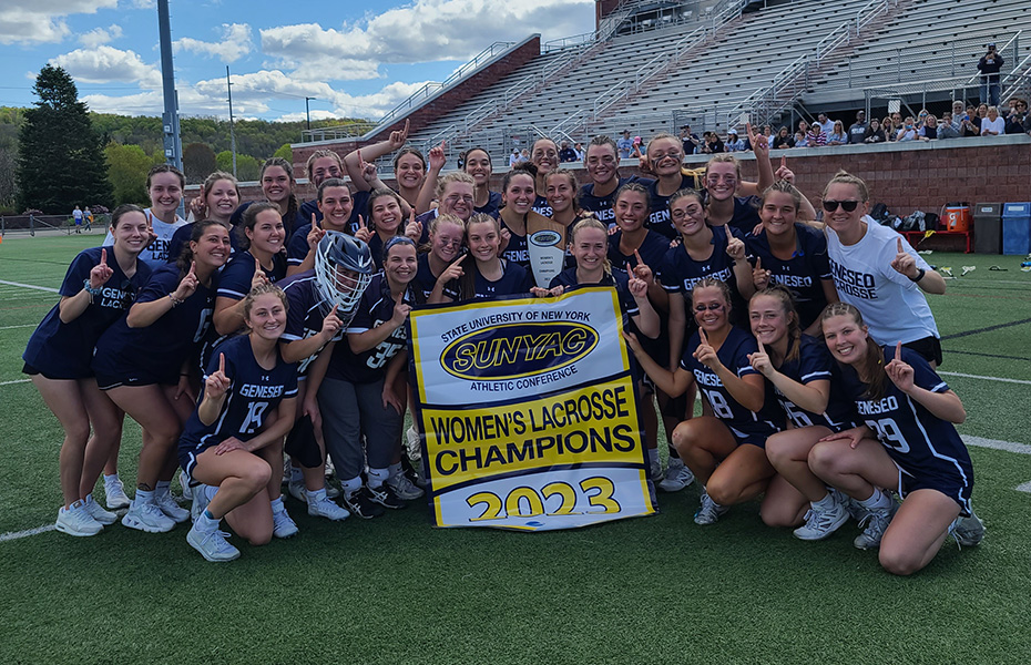 Geneseo Wins First-Ever SUNYAC Women's Lacrosse Championship