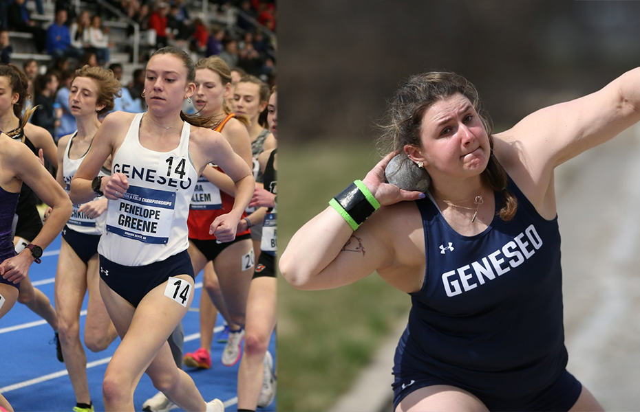 Greene and Conner Picked SUNYAC Women's Outdoor Track and Field Athletes of the Week