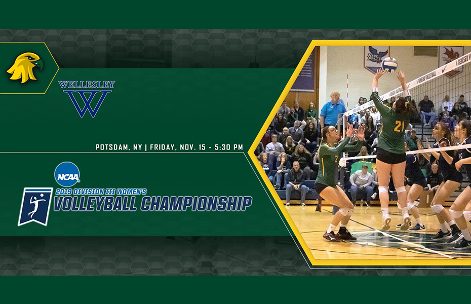 Brockport Volleyball Gets Wellesley College In First Round of NCAA Tournament