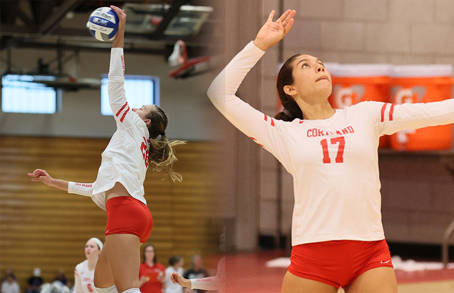 Cortland's Staats and Guedez Tabbed Volleyball Athletes of the Week