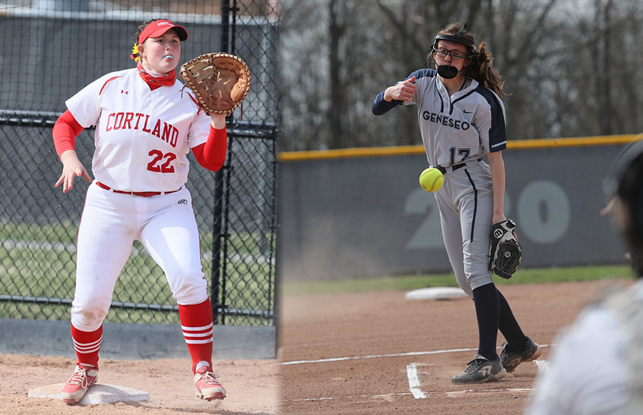 Szesnat and Schwartz Named Softball Athlete and Pitcher of the Week