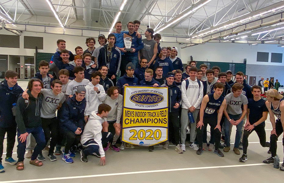 Geneseo takes 2020 Men's Indoor Track and Field Title