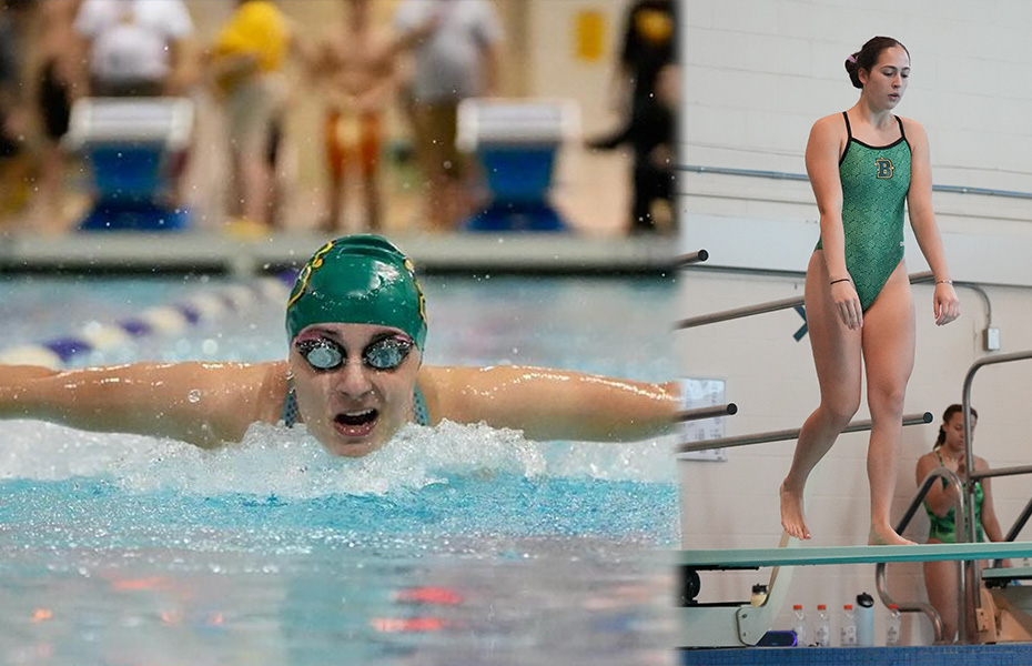 LeFrois-Heath and Russ Take SUNYAC Women's Swimmer and Diver of the Week Honors