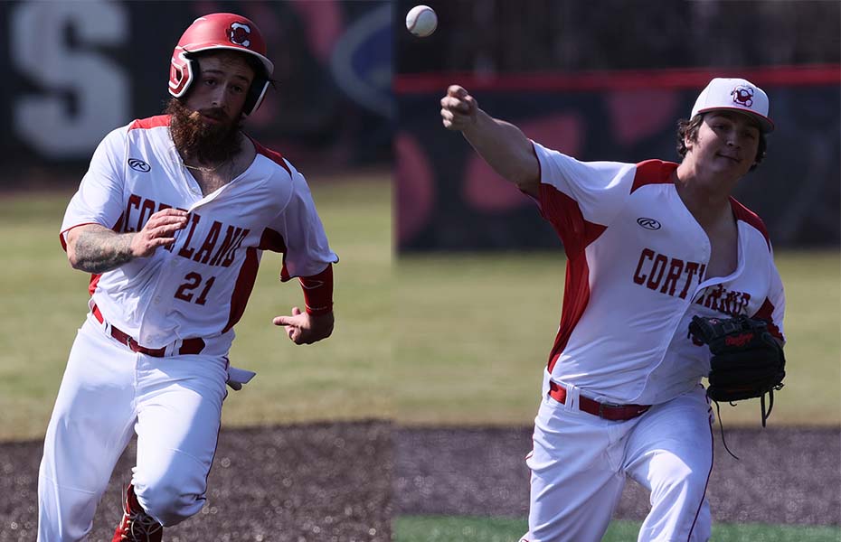 Cortland's Pragana and Durant recognized as PrestoSports Baseball Athlete and Pitcher of the Week