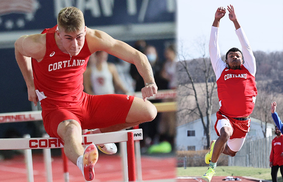 Morse and Hughes Tabbed SUNYAC Men's Track & Field Athletes of the Week