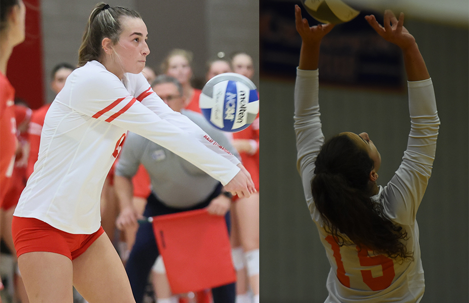 Martens and DiGiacomo Voted SUNYAC Volleyball Co-Scholar Athletes of the Year