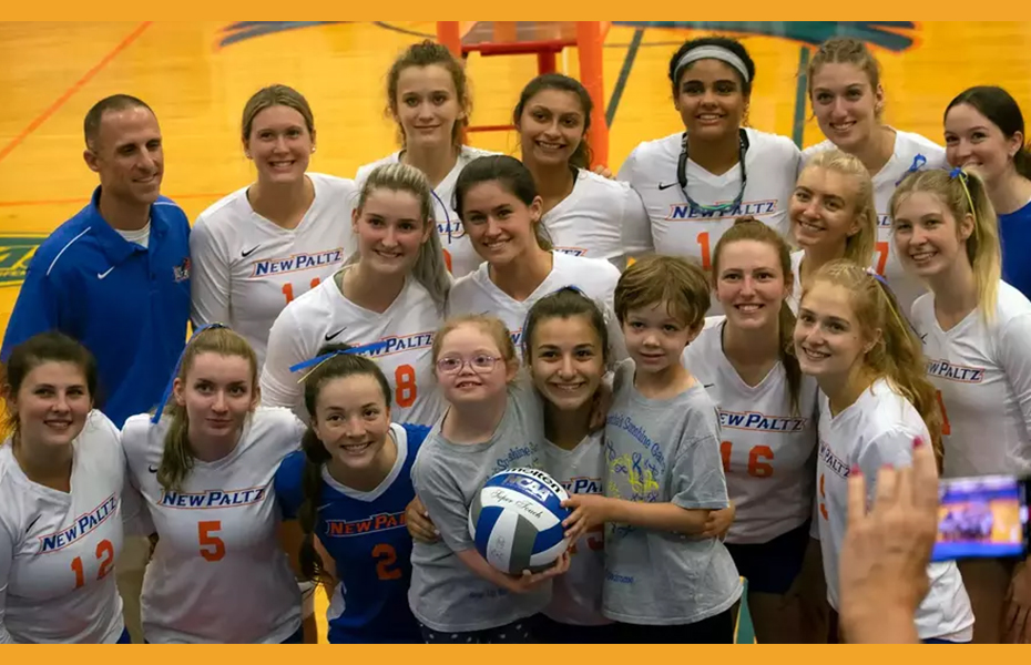 New Paltz Women's Volleyball Set to Hold Third Annual Down Syndrome Awareness Game for Samantha's Sunshine Gang