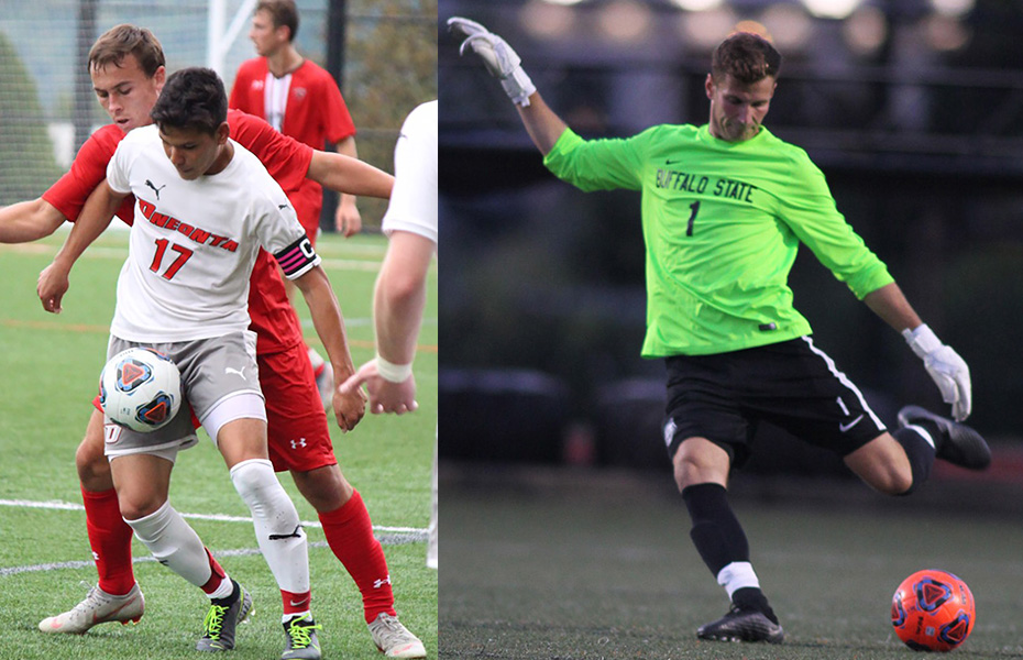 Hernandez and Queen take home PrestoSports Men's Soccer Athlete of the Week Awards