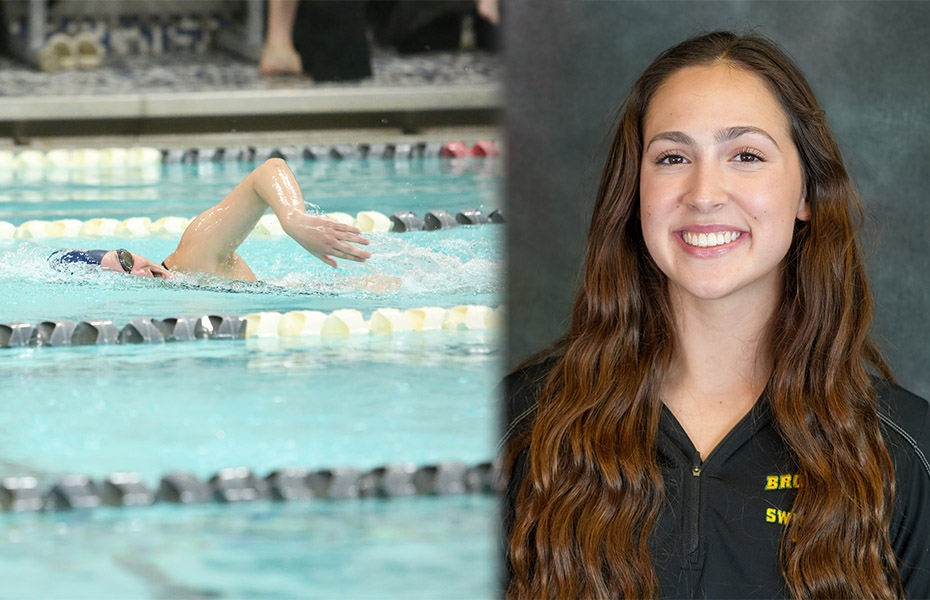 Funk and Russ Earn SUNYAC Women's Swimmer and Diver of the Week Awards