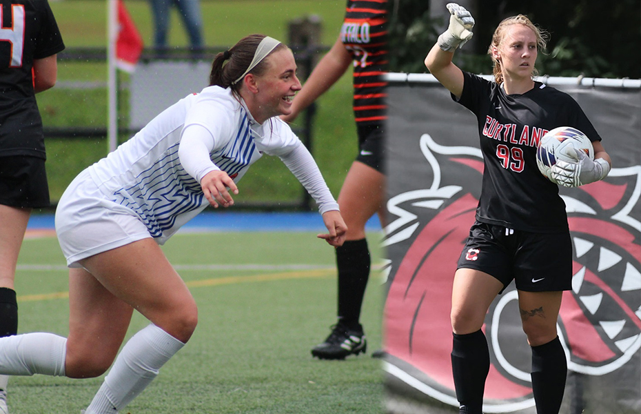 Treble and Spendal Recognized as SUNYAC Women's Soccer Athletes of the Week