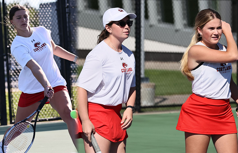 Cortland Athletes Honored with SUNYAC Women's Tennis Weekly Awards