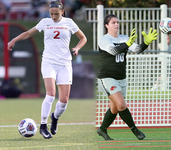 Seidman, Svendsen announced as SUNYAC Women's Soccer Athletes of the Week